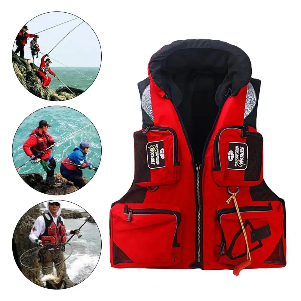 Swimming Vest Exquisite Waterproof Detachable for Water Surfing Life Vest Fishing Life Vestwith To Store Fishing Tackles