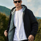 Winter Warm Sherpa Lined Coat for Men Heavyweight Plush Fleece Jackets Outwear Long Sleeve Zip Up Hoodie Sweatshirt Tops Outfits