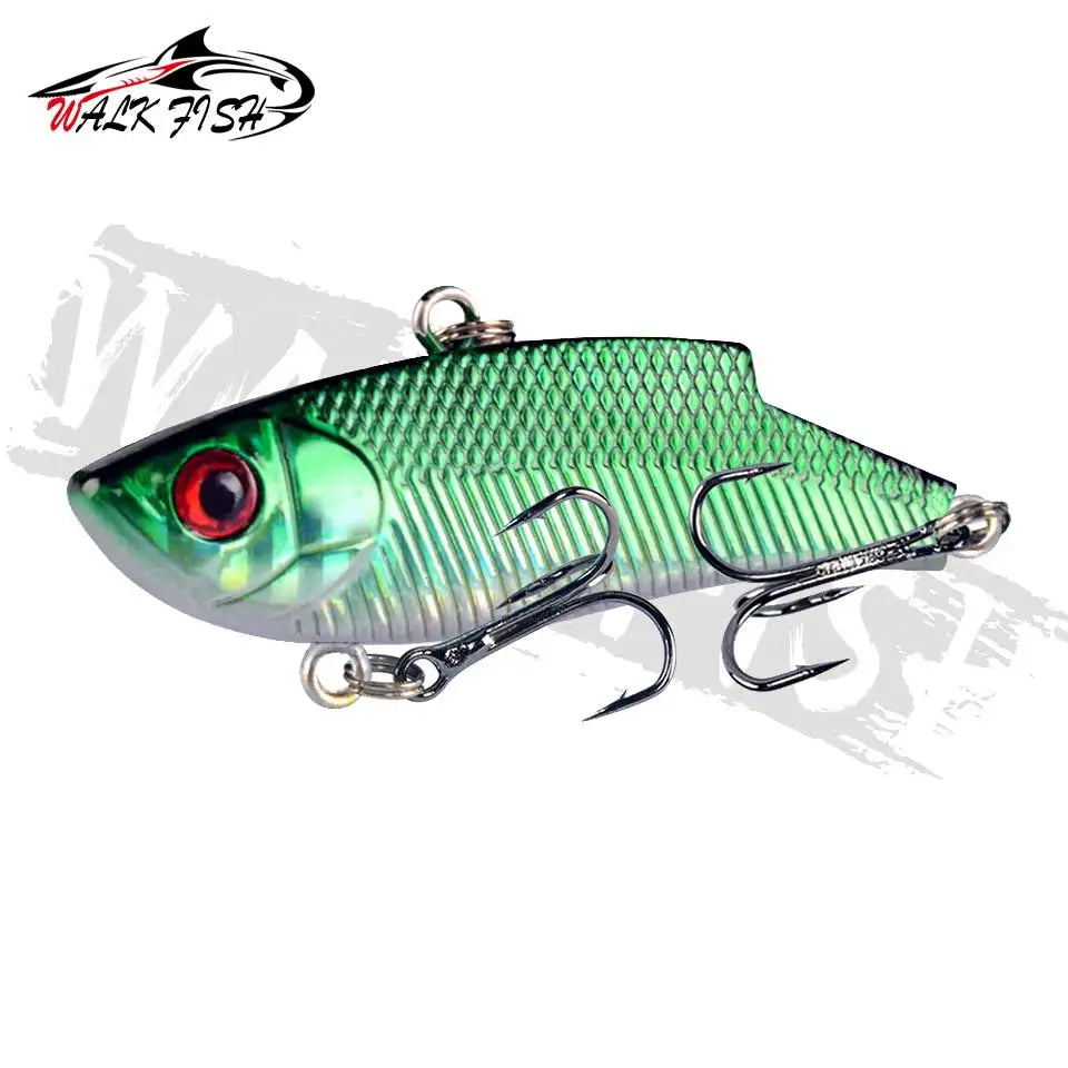 WALK FISH 5.5cm 10g Tough Fishing Lure VIB Rattlin Hook Fishing Sinking Vibration Rattlin Hooktion Bait Pencils Fishing Gear