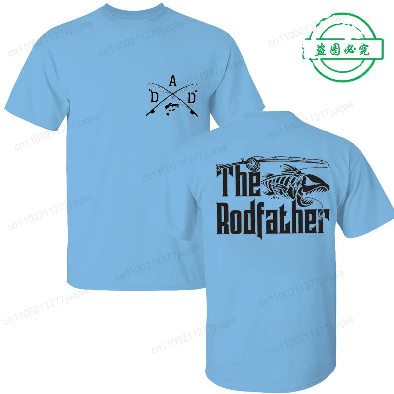 Men's Clothing Funny Fishing Shirt for Dad Print TShirt Fisherman Tee with Dad Joke Funny Tees Fashion Graphic Tshirts Clothing