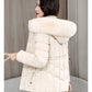 Winter 2025 New Down Jacket Women Parkas Fashion High-Quality Warm Cotton Padded Coat Ladies Short Overcoat Hooded Overwear Tops