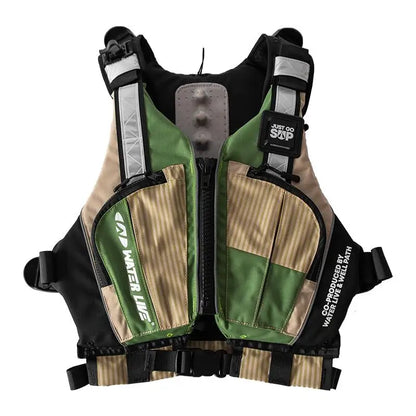 WATER LIVE Life Jacket Buoyancy Vest Safety for Water Sports Fishing Boating Drifting Swimming PVC Foam Chest Pack Adjustable