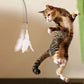 Pet toys, powerful suction cups, cat toys, feather self-entertainment and boredom, cat and dog toys, pet supplies