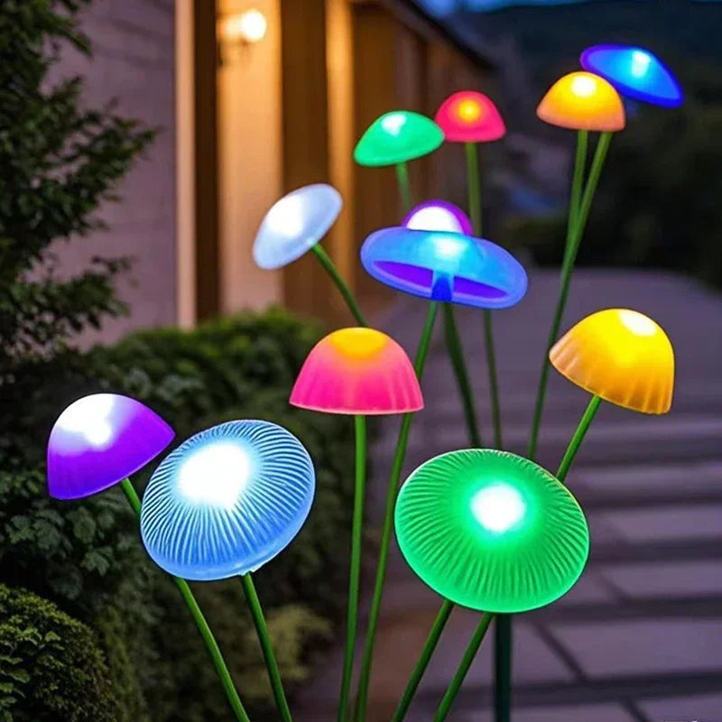 Solar Panel power LED Sway Lights Garden Decor Waterproof Outdoor Solar Pathway Light For Christmas Patio Balcony Yard Flowerbed