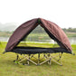 Waterproof and Windproof 1 Person Tent, Camping Tent,Aluminum Pole Backpacking Tent Can Be Cot Bed Tent Not Include the Bed