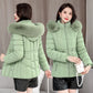 Winter 2025 New Down Jacket Women Parkas Fashion High-Quality Warm Cotton Padded Coat Ladies Short Overcoat Hooded Overwear Tops