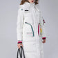 Winter Clothing Glossy Waterproof Coat Women Long 90% White Duck Down Coat Thick  Loose Outerwear Warm Down Jacket Hooded Parkas