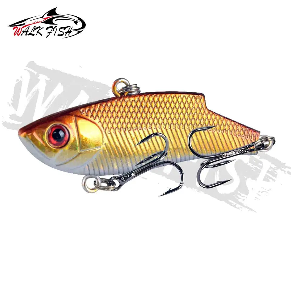 WALK FISH 5.5cm 10g Tough Fishing Lure VIB Rattlin Hook Fishing Sinking Vibration Rattlin Hooktion Bait Pencils Fishing Gear