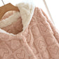 Autumn Winter Sleepwear For Sleeping Warm Hooded Robe Women Pajamas Bathrobe Woman Clothing Pijama Mujer Flannel Pyjama New Hot