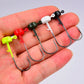 5pcs Fishing Hooks 2.8g 3.5g 4.6g 7g Ned Mushroom Head Jig Sharp Barbed Hook For Soft Worm Lures Jigging Fishing Tools