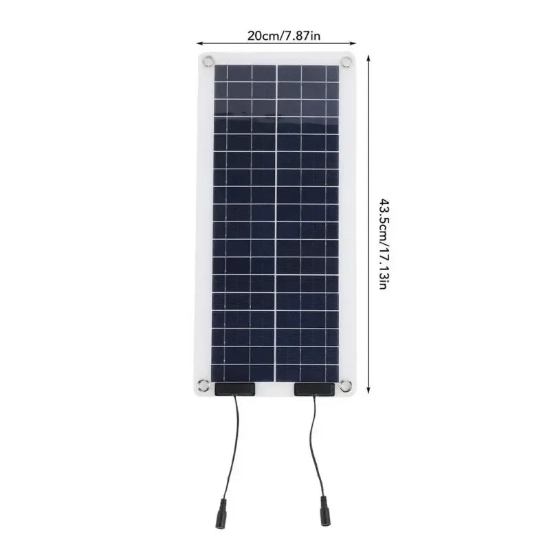Polycrystalline 100W Solar Panel with Controller 18V Solars Charging Plate Outdoor Camping Power Station Powerful Solar Panels