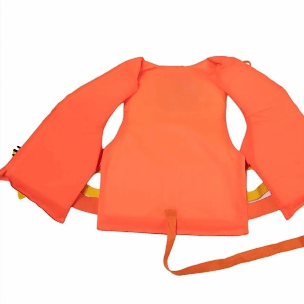 Survival Suit Large Buoyancy Life Vest Jacket with Whistle Adjustable Straps Marine Safety Vest Portable Swimming Vest Skiing