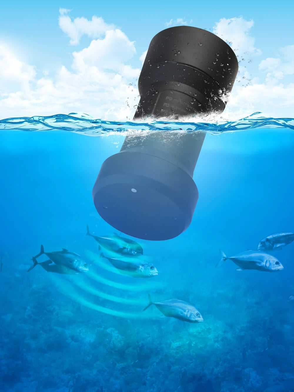 LUCKY FF202 Ice Fishing Finder Ice surface detection 328ft/100m Depth fishing tool Russia Manua and menu