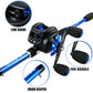 Fishing Rod Reel Set with Fishing Gear Bag Fish Controller Fishing Line Fishing Pliers - Complete Fishing Equipment Kit