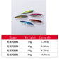 Luminous Tungsten Metal Jig 80g/60g/40g/30g Fishing lure quickly sinking jig bait