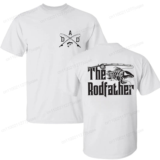 Men's Clothing Funny Fishing Shirt for Dad Print TShirt Fisherman Tee with Dad Joke Funny Tees Fashion Graphic Tshirts Clothing