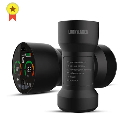 LUCKY FF202 Ice Fishing Finder Ice surface detection 328ft/100m Depth fishing tool Russia Manua and menu