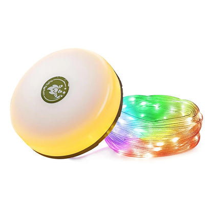 Solar Camping String Lights, 4 in 1 Camping String Lights Outdoor with 8 Lighting Modes, Solar Powered Camping Lights for Tent