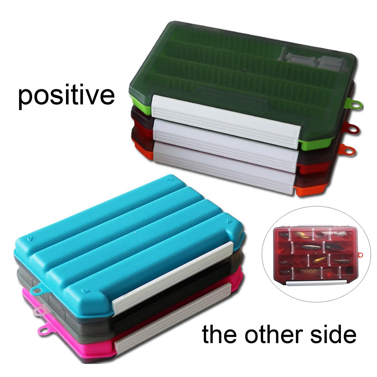 Fishing Tackle Box Storage Tray with Removable Dividers Fishing Lures Hooks Case Soft Bait Lure Hooks Accessories Pesca Tool