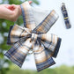 Pet dog  cat jk plaid skirt vest leash teddy than bear out clothes chest strap walking supplies