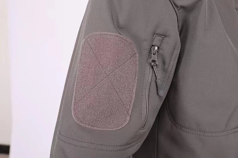 Men's Autumn Winter SoftShell Fleece Waterproof Jackets Male Hood Coats Fishing Hiking Camping Climbing Skiing Pants Trousers