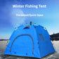 Portable Ice Fishing Shelter Easy Set-up Waterproof  Windproof Winter Tent for Outdoor Camping Hiking Cold Weather Protection