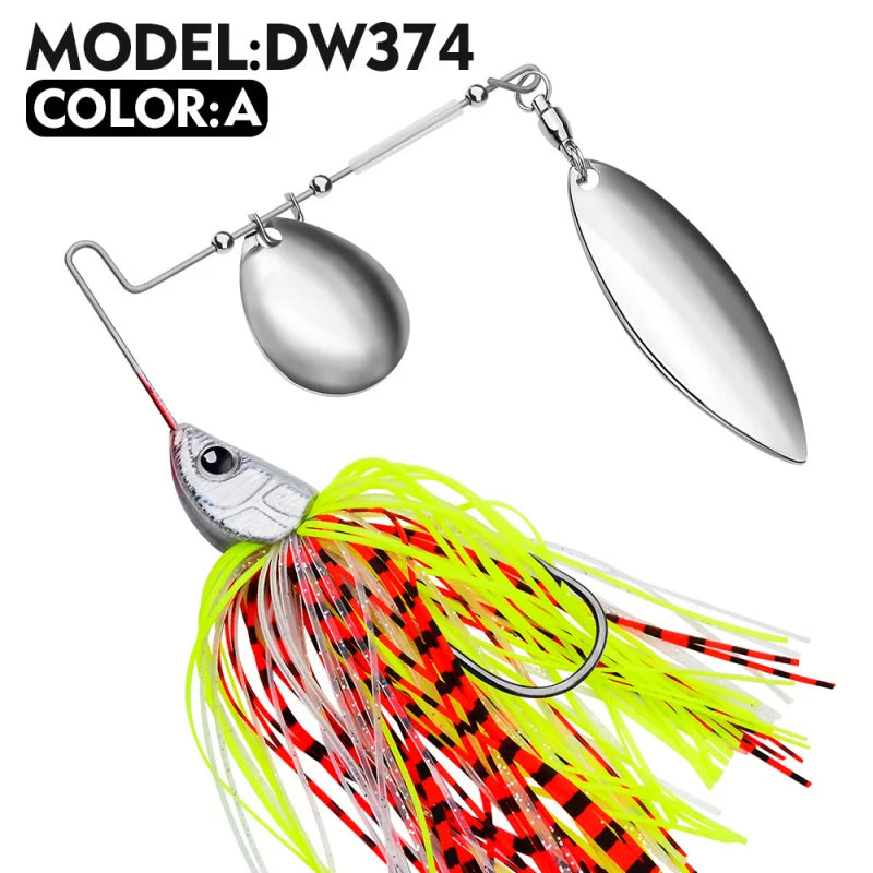 Sequin Lure Bait5Colorful Tassel Mustache Alloy10g15g20gFishing Gear