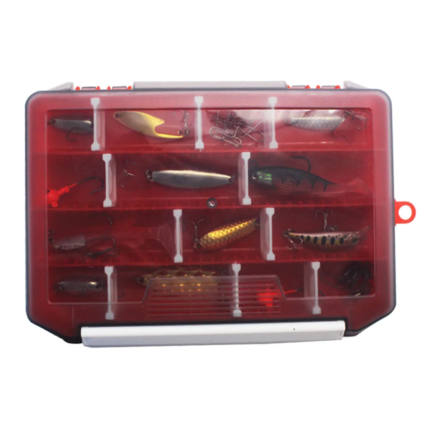 Fishing Tackle Box Storage Tray with Removable Dividers Fishing Lures Hooks Case Soft Bait Lure Hooks Accessories Pesca Tool