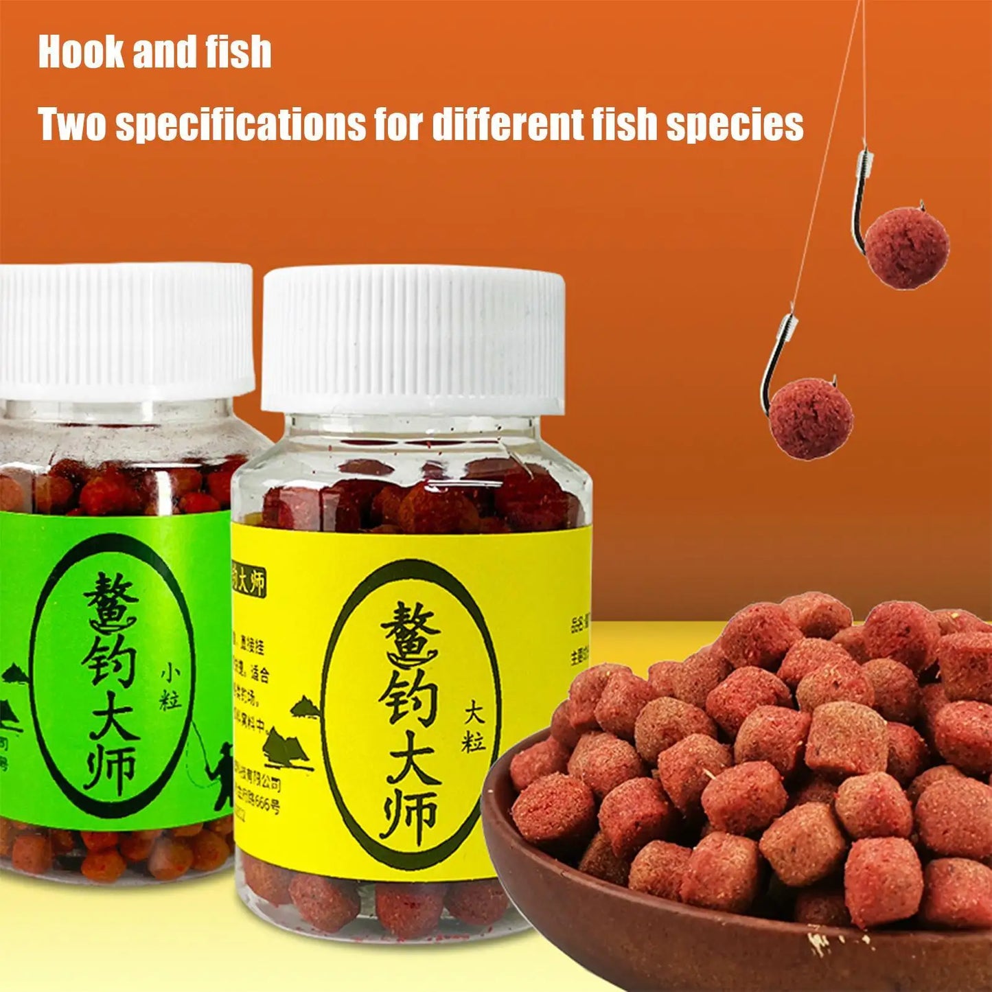 Freshwater Fish Attractant Fishing Bait Additive Natural Flavor Particle Fishing Lure Concentrated Fish Bait Fishing Food Bait