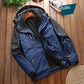 Winter 2 In 1 Warm Jacket Sportwear Ski Camping Coat Softshell Waterproof Outdoor Jacket Men Windbreaker Climbing Hiking Coats