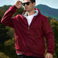 Winter Warm Sherpa Lined Coat for Men Heavyweight Plush Fleece Jackets Outwear Long Sleeve Zip Up Hoodie Sweatshirt Tops Outfits