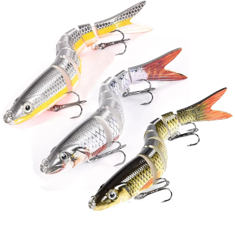 Fishing Lures Multi Jointed Swimbait Crank Bait Slow Sinking Bionic Artificial Bait Freshwater Saltwater Trout Bass Fishing Acce