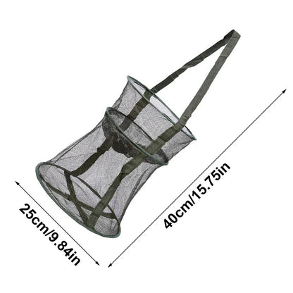 Folding Fishing Net Shrimp Fish Trap Carp Large Creel Feeder Crab Catchers Surfcasting Accessories Cast Network