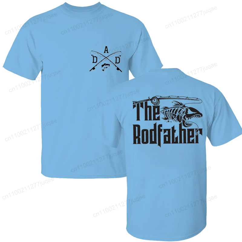 Men's Clothing Funny Fishing Shirt for Dad Print TShirt Fisherman Tee with Dad Joke Funny Tees Fashion Graphic Tshirts Clothing