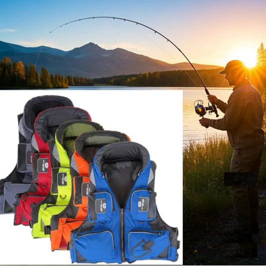 Swimming Vest Exquisite Waterproof Detachable for Water Surfing Life Vest Fishing Life Vestwith To Store Fishing Tackles