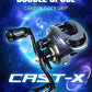 SEASIR Cast-X Baitcasting Reel 7.3:1 HS Gear Ratio Aluminum Double Spool Carbon Grip Metal BFS Micro Fresh Seawater Fishing Coil