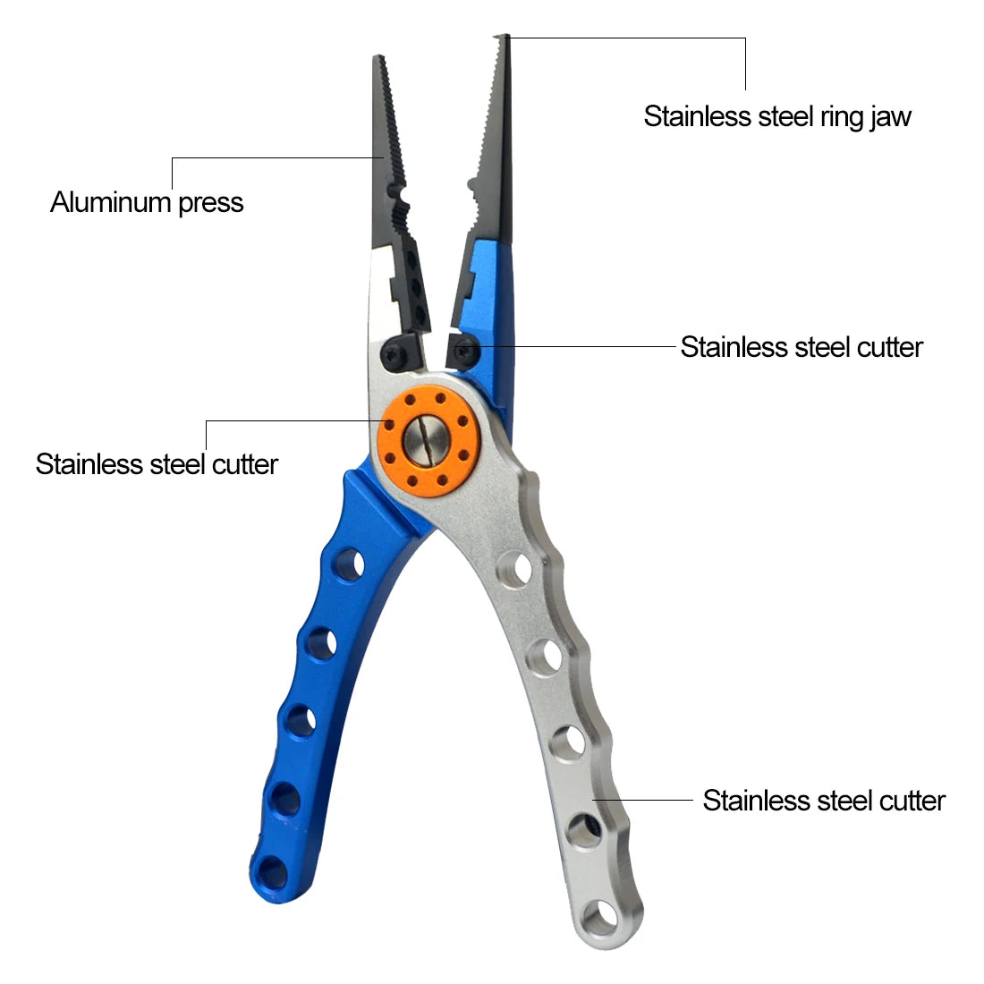 Fishing Tools: Multi-functional Fishing Line Cutter with Aluminum Connectors, Scissors, and Hook Remover - Fishing Gear