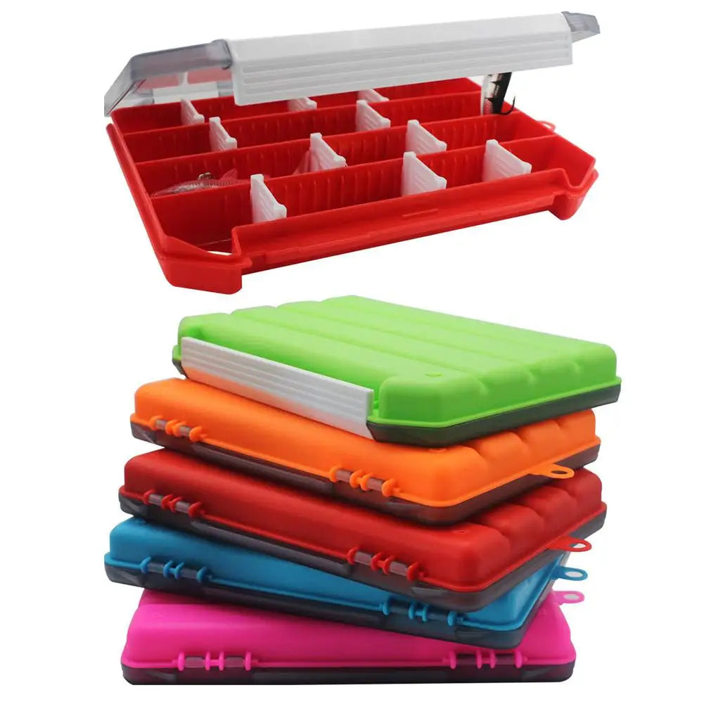 Fishing Tackle Box Storage Tray with Removable Dividers Fishing Lures Hooks Case Soft Bait Lure Hooks Accessories Pesca Tool