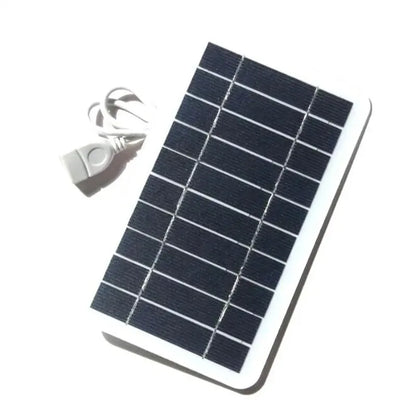 Portable Solar Panel 5V 2W Solar Plate With USB Safe Charge Stabilize Battery Charger for Outdoor Camping Home Power Bank Phone