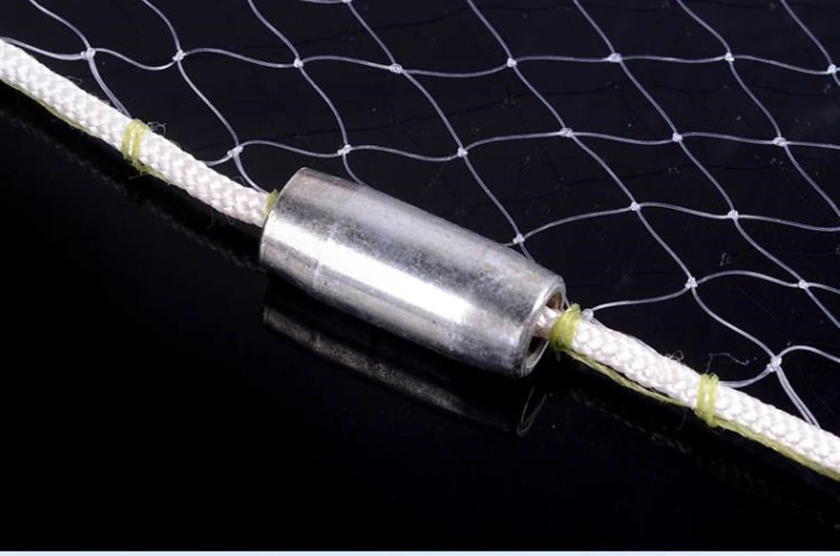 Finefish Cast Net Catch Fishing  Net Small Mesh American Style Throw Network Outdoor Hunting Tool