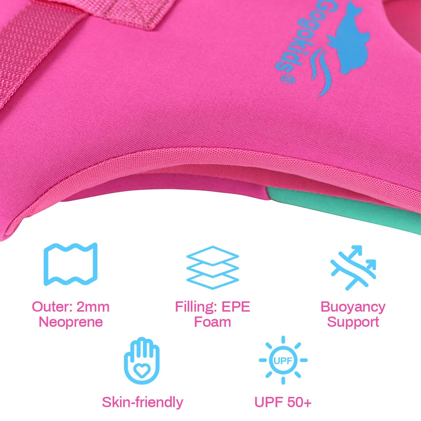 Child Life Vest for Swimming Aids outdoor Water Sports Safety Life Vest Water Sports Fishing Swimming Jacket for Kids