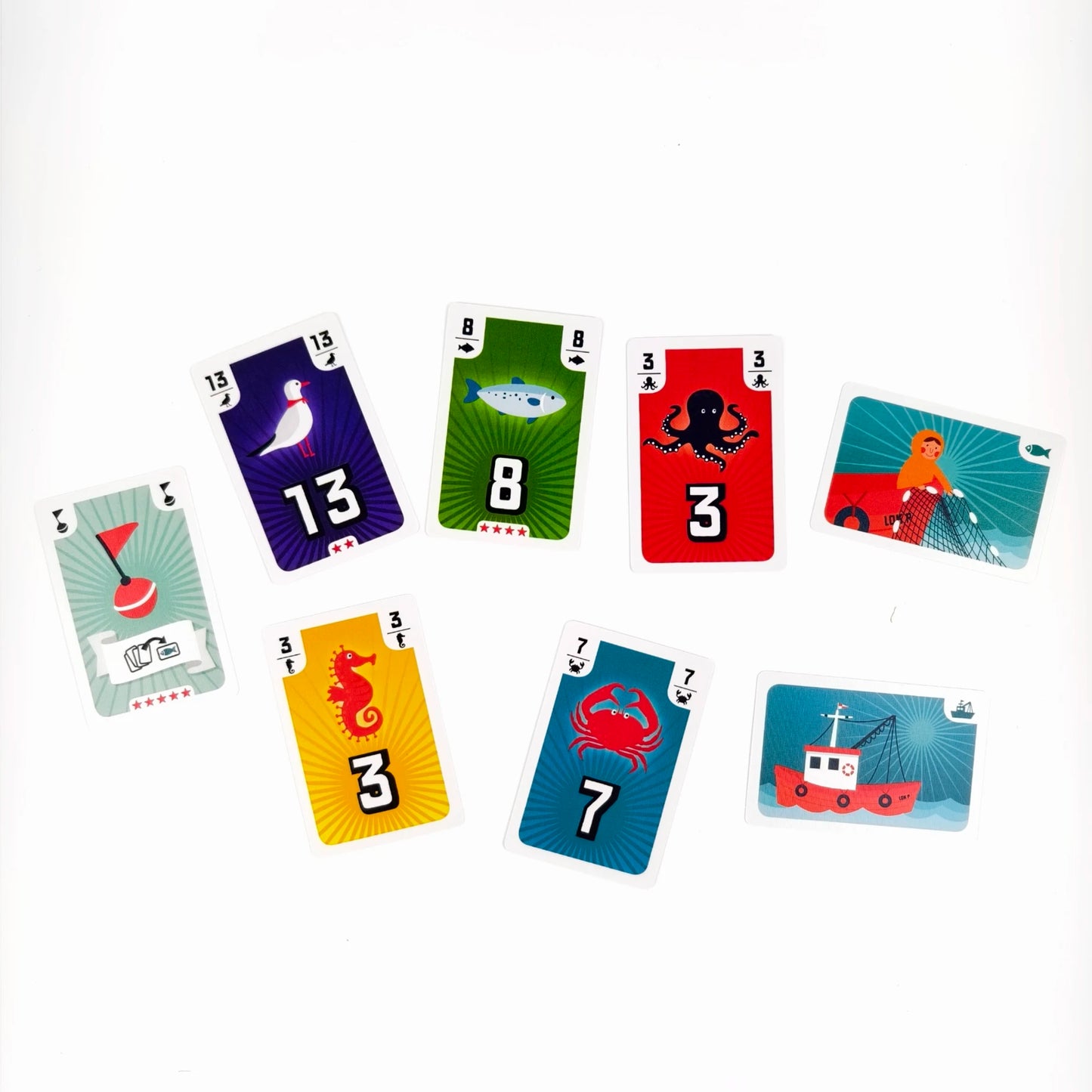 Fishing（English and German）Board game 3-5 players 40-60min Family/Party Funny Table Game Friends Entertainment Cards Game