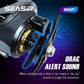 SEASIR Cast-X Baitcasting Reel 7.3:1 HS Gear Ratio Aluminum Double Spool Carbon Grip Metal BFS Micro Fresh Seawater Fishing Coil