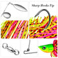 Sequin Lure Bait5Colorful Tassel Mustache Alloy10g15g20gFishing Gear