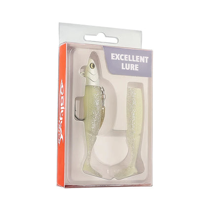 TAIYU Hot Sale Fishing Lures 20g Jig Head T-tail Silicone Soft Lure Wobbler Metal Spinner Spoon Bait For Pike Trout Bass Fishing