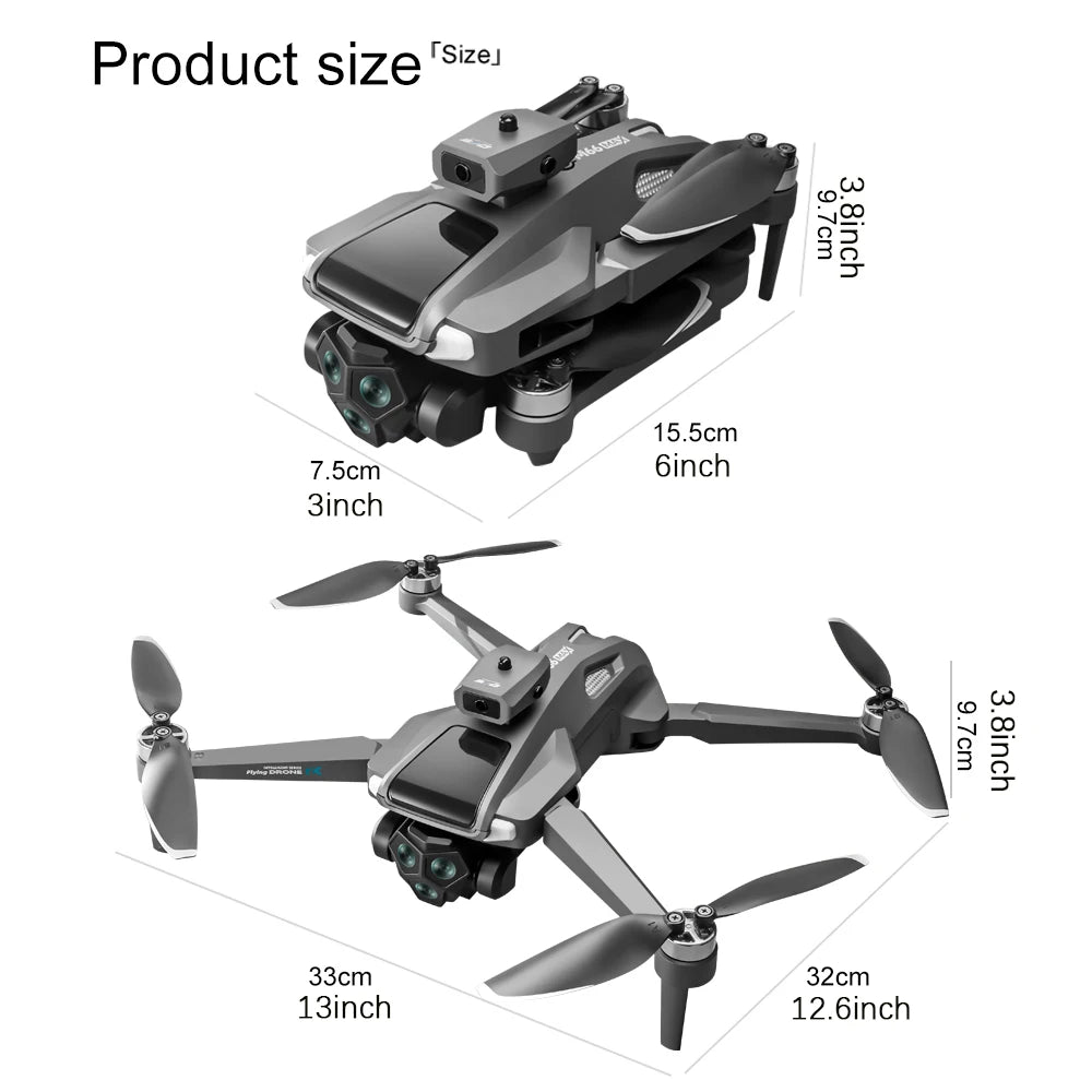 2025 New Drone, Large Screen Remote Control, Hd Camera, Brushless Motor, Full of Power, Brilliant Lights, the Best Gift!