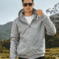 Winter Warm Sherpa Lined Coat for Men Heavyweight Plush Fleece Jackets Outwear Long Sleeve Zip Up Hoodie Sweatshirt Tops Outfits