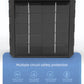 Solar Power Generation Solar Lithium Battery Smart Charger Type-C USB Four-Slot for 3.7V 18650/26650/21700/14500 Batteries