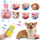 Cartoon Pig Active Moving Pet Plush Toy Washable Talking Moving Dog Ball Toy Pet Bouncing Balls for Dogs Cats