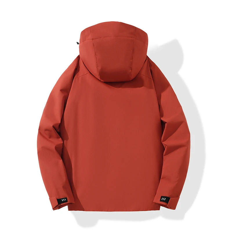 Winter Warm Waterproof Cotton Padded Jacket Men's Hiking Climbing Trekking Skiing Rain Parka Coat Men Windproof Windbreaker Coat